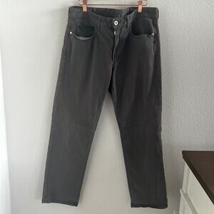 Bonobos Gray Straight Pants Khaki Men's Pants 34 X 30